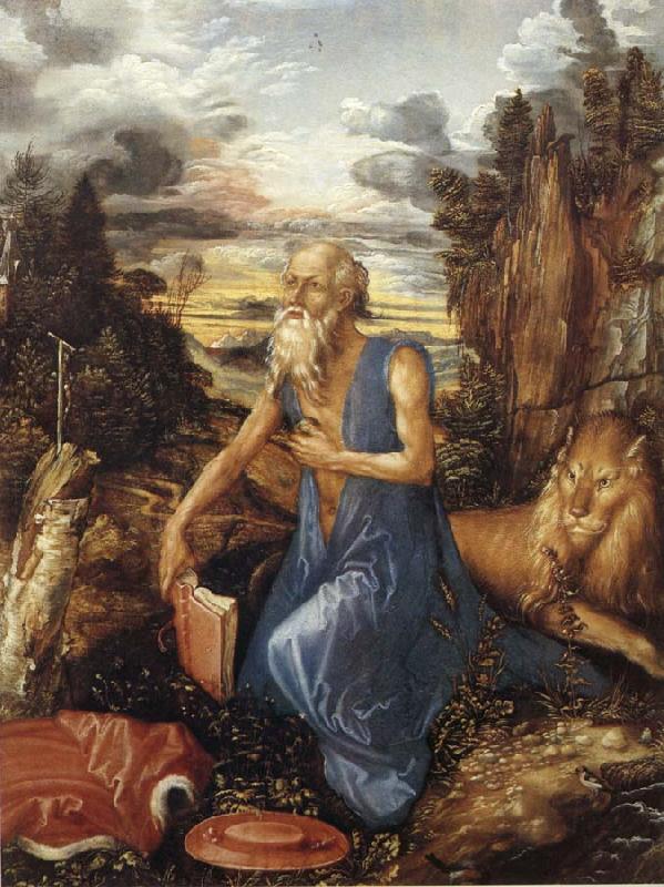 Albrecht Durer The Penance of St.Jerome Sweden oil painting art